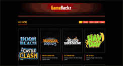 Desktop Screenshot of gamehackz.net